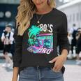 80年代ブロ レトロヴィンテージ I Love 80年代ディスコ 1980年代コスチューム パーティー 長袖Tシャツ 彼女への贈り物