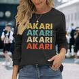 Akari 灯 長袖Tシャツ 彼女への贈り物