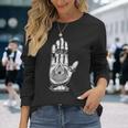 Alleeing Eye タトゥー イルミナティ 陰謀 グランジ 美的 長袖Tシャツ 彼女への贈り物