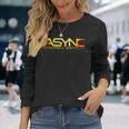 Async Backroom Research Creepypasta リミナル アナログホラー 長袖Tシャツ 彼女への贈り物