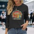Awesomeince June 2007 ビンテージ レトロ 19歳の誕生日 メンズ 長袖Tシャツ 彼女への贈り物