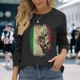 Barber Pole メキシコ国旗 ベスト バーバー シャツ メンズ 長袖Tシャツ 彼女への贈り物