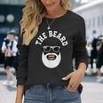 The Beard 白髭 サングラス スカル風 メンズ バーバー スタイル アイコン 長袖Tシャツ 彼女への贈り物