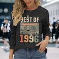 Best Of 1996 オールド・カセット 30歳の誕生日 レトロ 長袖Tシャツ 彼女への贈り物