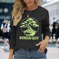 Bonsai Guy Penjing Penzai Bonsai 盆栽 長袖Tシャツ 彼女への贈り物