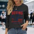 Boxing 伝説のボクサー 最大の戦い チャンピオンシップ ボクシング 長袖Tシャツ 彼女への贈り物