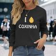 Coxinhaが大好き本物のブラジルオリジナル。 長袖Tシャツ 彼女への贈り物