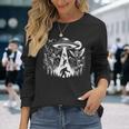 Cryptid Monsters ビッグフット Mothman Dogman Moon Cryptozoology 長袖Tシャツ 彼女への贈り物