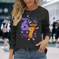 Dabbing 67 私は6歳でしたが、今は7歳です。おもしろいバースデーガールキッズ67 長袖Tシャツ 彼女への贈り物
