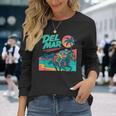 Del Mar 競馬 サラブレッドサンタアニタ競馬選手 長袖Tシャツ 彼女への贈り物
