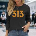 Detroit 313 長袖Tシャツ 彼女への贈り物