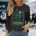 Everglades ナイトパドルシャツ 月光カヌー マングローブ 長袖Tシャツ 彼女への贈り物