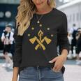 Fba マルーンフラッグ ファンデーション ブラック アメリカン 長袖Tシャツ 彼女への贈り物