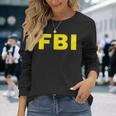 Fbi ハロウィン おもしろコスチューム 長袖Tシャツ 彼女への贈り物