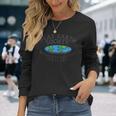 Flat Earthociety Members Around The Globe ジョーク 長袖Tシャツ 彼女への贈り物