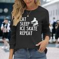 Eatleep Icekate Repeat フィギュアスケート 長袖Tシャツ 彼女への贈り物