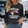 Gamer Pcゲーム プログラマー It開発 長袖Tシャツ 彼女への贈り物