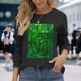 The Glob ビンテージ映画ポスター ホラー ゴス ハロウィン 長袖Tシャツ 彼女への贈り物