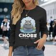 Hippo アフリカンサファリ チョベ国立公園 お土産 長袖Tシャツ 彼女への贈り物