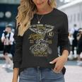 Hwy 89A セドナ フラッグスタッフ Azusa オートバイ アンティーク調デザイン 長袖Tシャツ 彼女への贈り物