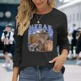 Hyrax Fire Meme Animal Lover ユーモア ロック ハイラックス 長袖Tシャツ 彼女への贈り物