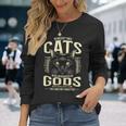 In Ancient Times Cats Were Worship As Gods Pet Lover 長袖Tシャツ 彼女への贈り物