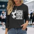 It's A Good Day To Train Tiny Humans サッカー ミニマリスト 長袖Tシャツ 彼女への贈り物