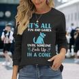 It's All Fun et Tech 獣医師 獣医 学生 長袖Tシャツ 彼女への贈り物