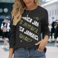 Jamaicaカモ柄グリーンカモフラージュ 長袖Tシャツ 彼女への贈り物