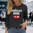 Jambalaya モード 面白い文字 食べ物愛好家に最適 スープ ユーモア 長袖Tシャツ 彼女への贈り物