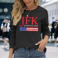 Jfk ヴィンテージ 政治 ジョン F ケネディ ジョンソン 1960 長袖Tシャツ 彼女への贈り物