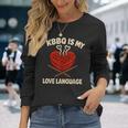 Kbbq 韓国料理 面白い 食通 K ドラマ デート プルコギ 長袖Tシャツ 彼女への贈り物