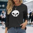 Thekull スカルシャツ ゴスデザイン パンク 長袖Tシャツ 彼女への贈り物