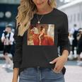 Lady Godiva ヌード ペインティング 長袖Tシャツ 彼女への贈り物