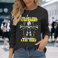 Leg Day ボディビルディング スクワット ジム モチベーションスクワット 長袖Tシャツ 彼女への贈り物