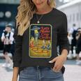 Let's Make Crop Circles 面白い レトロ ヴィンテージ エイリアン Ufo 長袖Tシャツ 彼女への贈り物