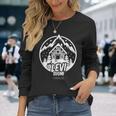 Leviuomi フィンランド スキーロッジとスキーリゾートの名前 Levi 長袖Tシャツ 彼女への贈り物