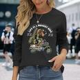 Life Is A Monkey Bike 英国軍 ヴィンテージエディション 長袖Tシャツ 彼女への贈り物
