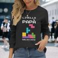 Livello Papàbloccato Maglia Regalo Divertente Neo Papà Maglia A Manica Maglietta a maniche lunghe Regalos para ella