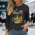 I Love Bangkok タイ旅行お土産 長袖Tシャツ 彼女への贈り物