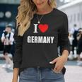 I Love Germany ドイツ サンシャイン ドイツ サマーホリデー 長袖Tシャツ 彼女への贈り物
