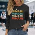 Minami 南 長袖Tシャツ 彼女への贈り物