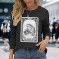 No Kings Day タロットカード カエル 長袖Tシャツ 彼女への贈り物
