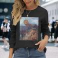 Odilon Redonによるサイクロプスの有名なアートワーク。 長袖Tシャツ 彼女への贈り物