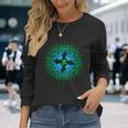 Om Psytrance Goa Psy Rave サイケデリックフェスティバルギフトアイデア 長袖Tシャツ 彼女への贈り物