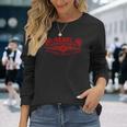 Rebel Motorsportsのスターがあなたより速く打たれた。 長袖Tシャツ 彼女への贈り物