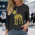 Rocker Greyhound パンクメタルロックンロールミュージックドッグ 長袖Tシャツ 彼女への贈り物