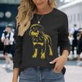 Rocker ロットワイラー パンク メタル ロックンロール ミュージック ドッグ 長袖tシャツ 長袖Tシャツ 彼女への贈り物