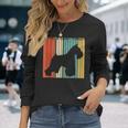 Schnauzer シュナウザー 長袖Tシャツ 彼女への贈り物