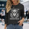 Sideeyes シュービルコウノトリの子育てをスキップしましょう 長袖tシャツ 長袖Tシャツ 彼女への贈り物